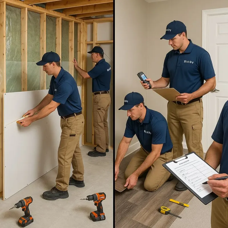 Repairs and Reconstruction process in Hortonville, WI